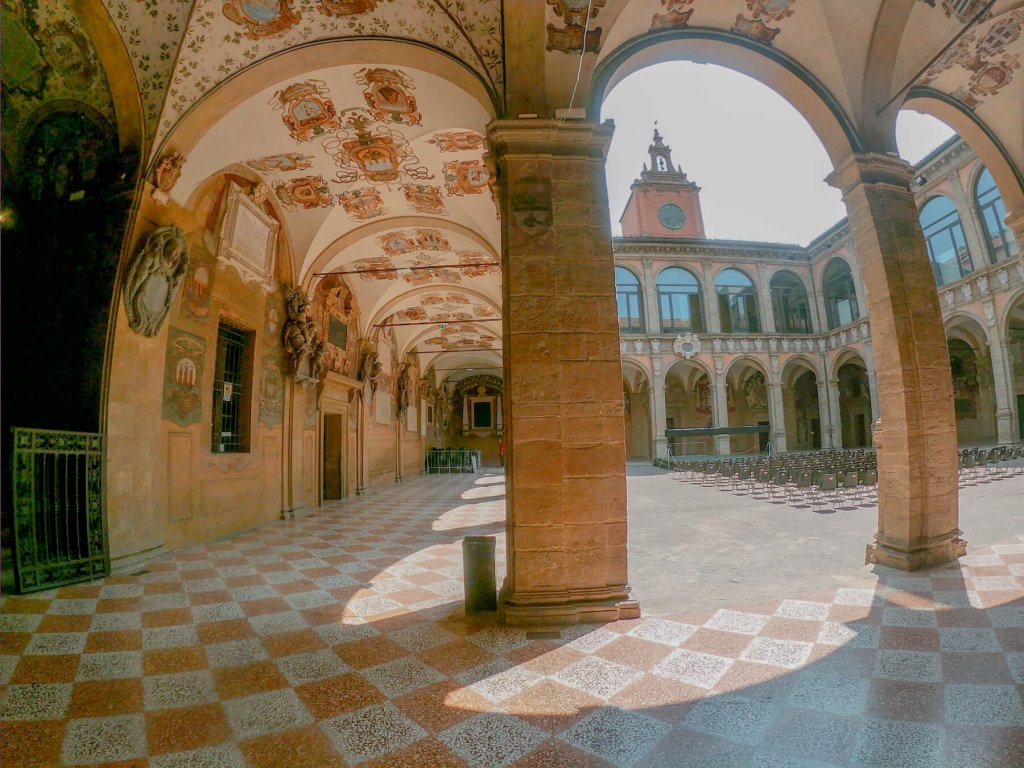 Pamiatka Archiginnasio z Bologne